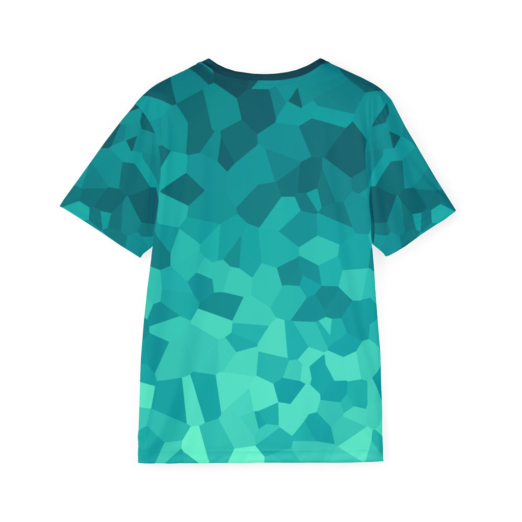 Teal Shard Multipurpose Athletic Shirt