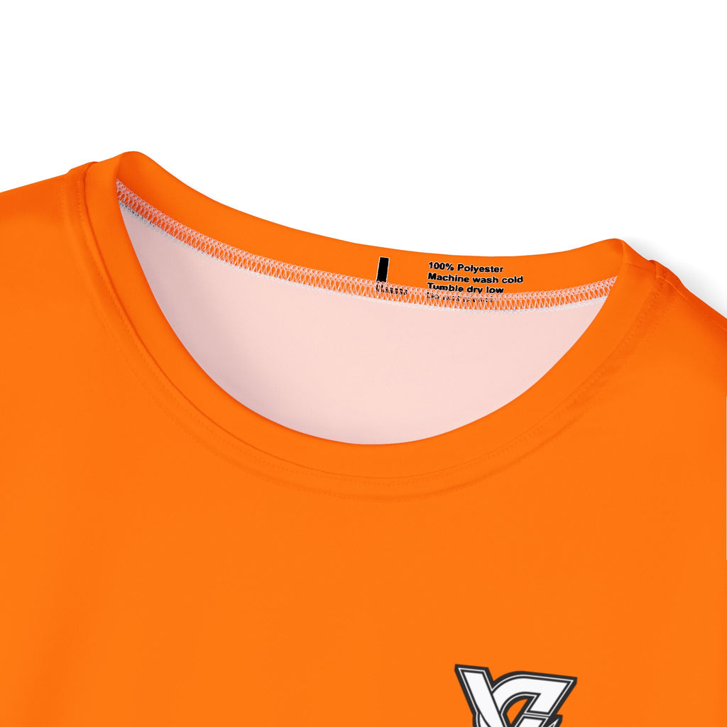 Vantacore Solid Orange Men's Sports Jersey