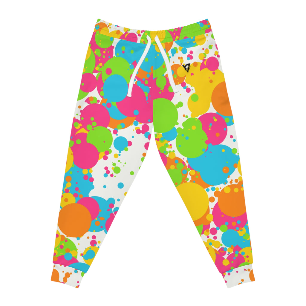 Women's Citrus Splash Joggers – Colorful All-Over Print Athletic Jogger Pants