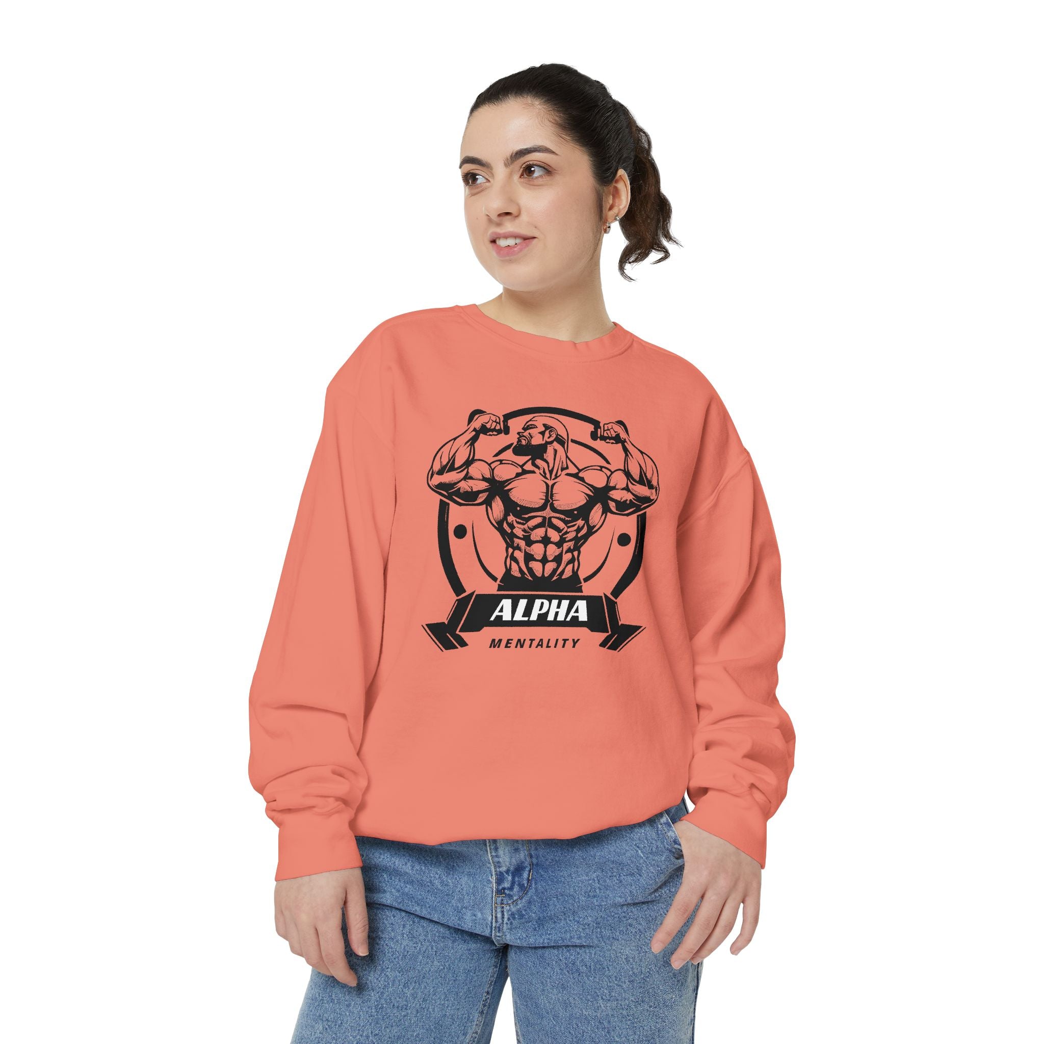 Alpha Mentality Sweatshirt | Muscular Gym Crewneck
