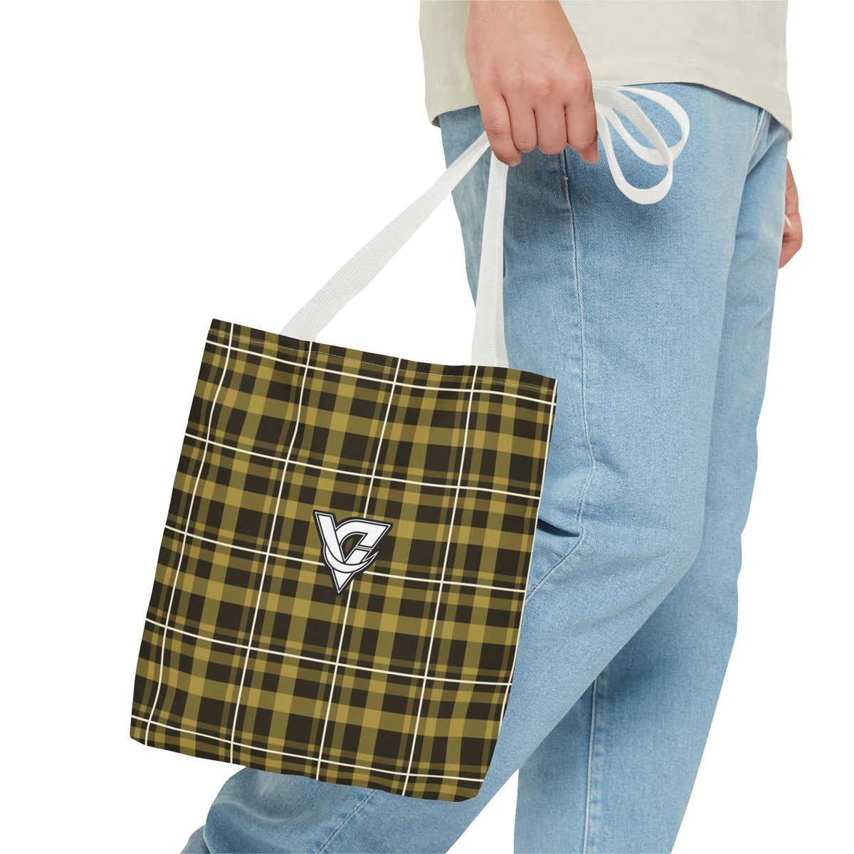Hayride Flannel Tote Bag — All-Over Print Gym & Everyday Tote