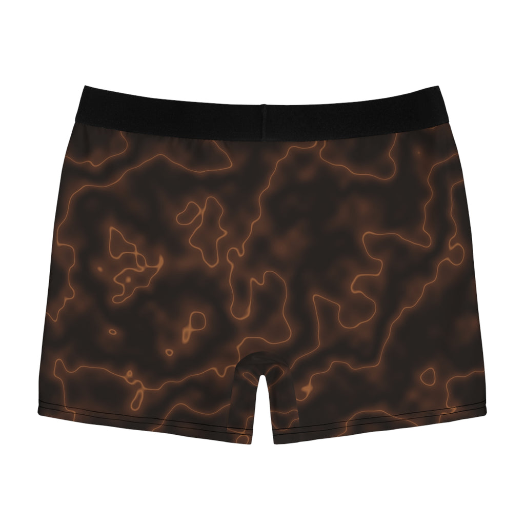 Chestnut Marble Men's Boxer Briefs — Performance Underwear