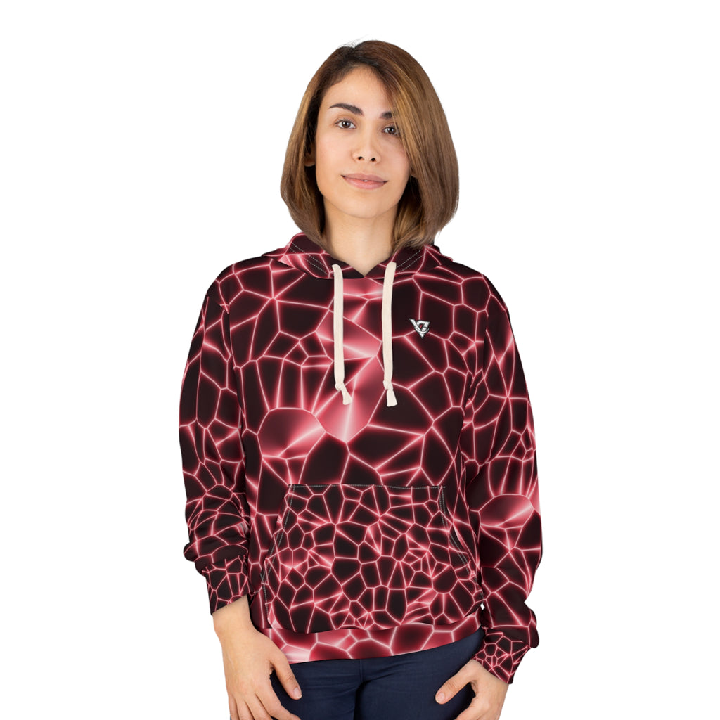 Crimson Magma Men's Pullover Hoodie