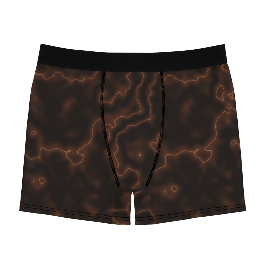 Chestnut Marble Men's Boxer Briefs — Performance Underwear
