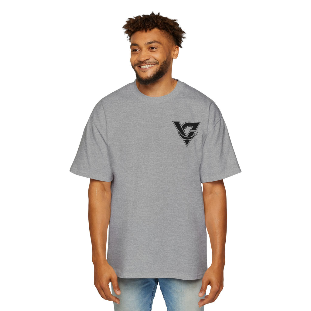 Graphic Tee — Minimal Geometric V Logo Chest Print