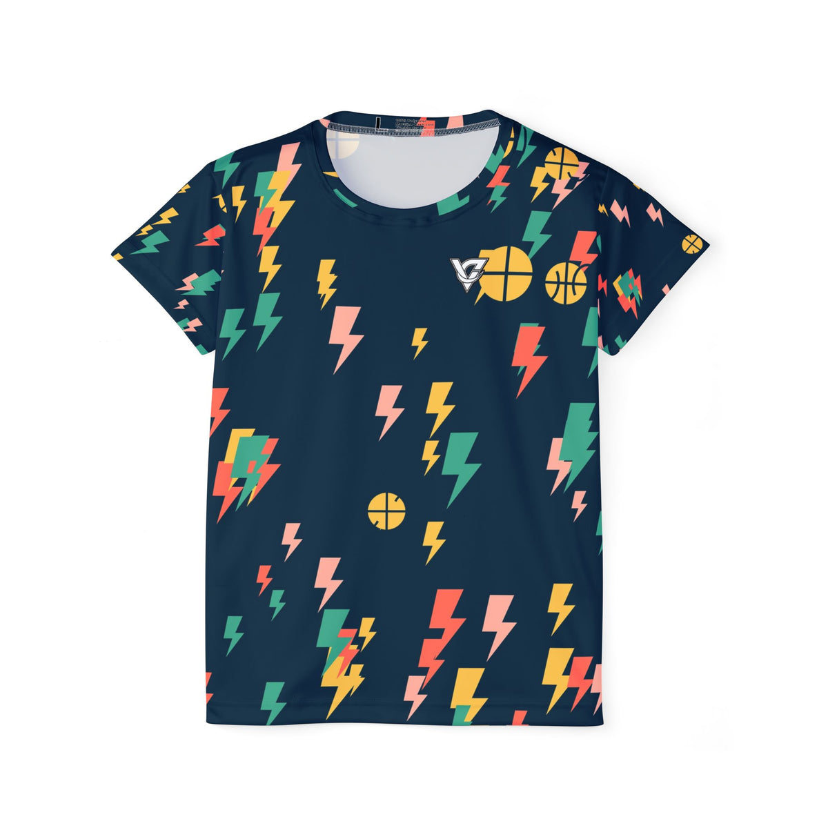 Basketball Coral Reef Bolt Strike Women's Sports Jersey