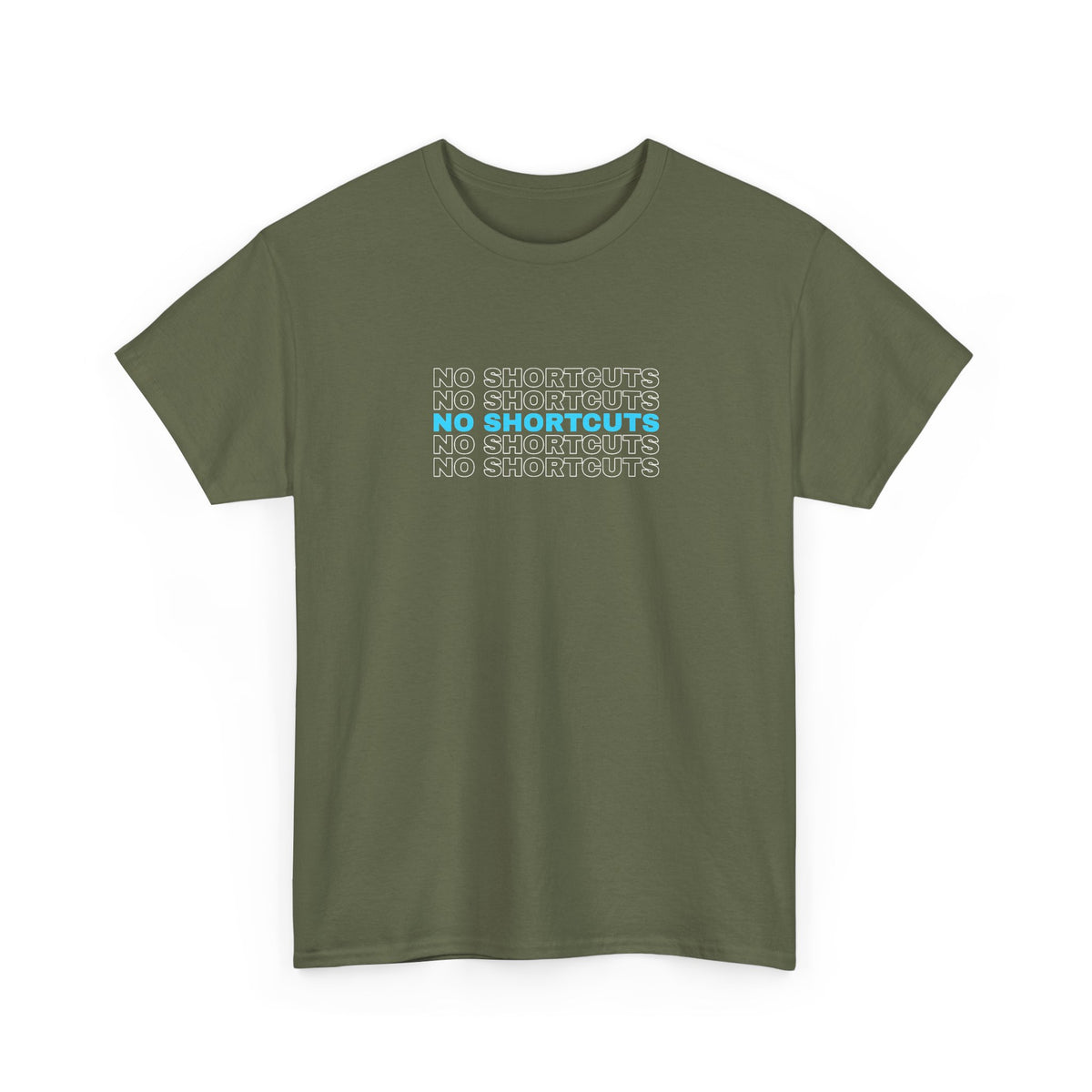 No Shortcuts | Men's Graphic Gym T-Shirt