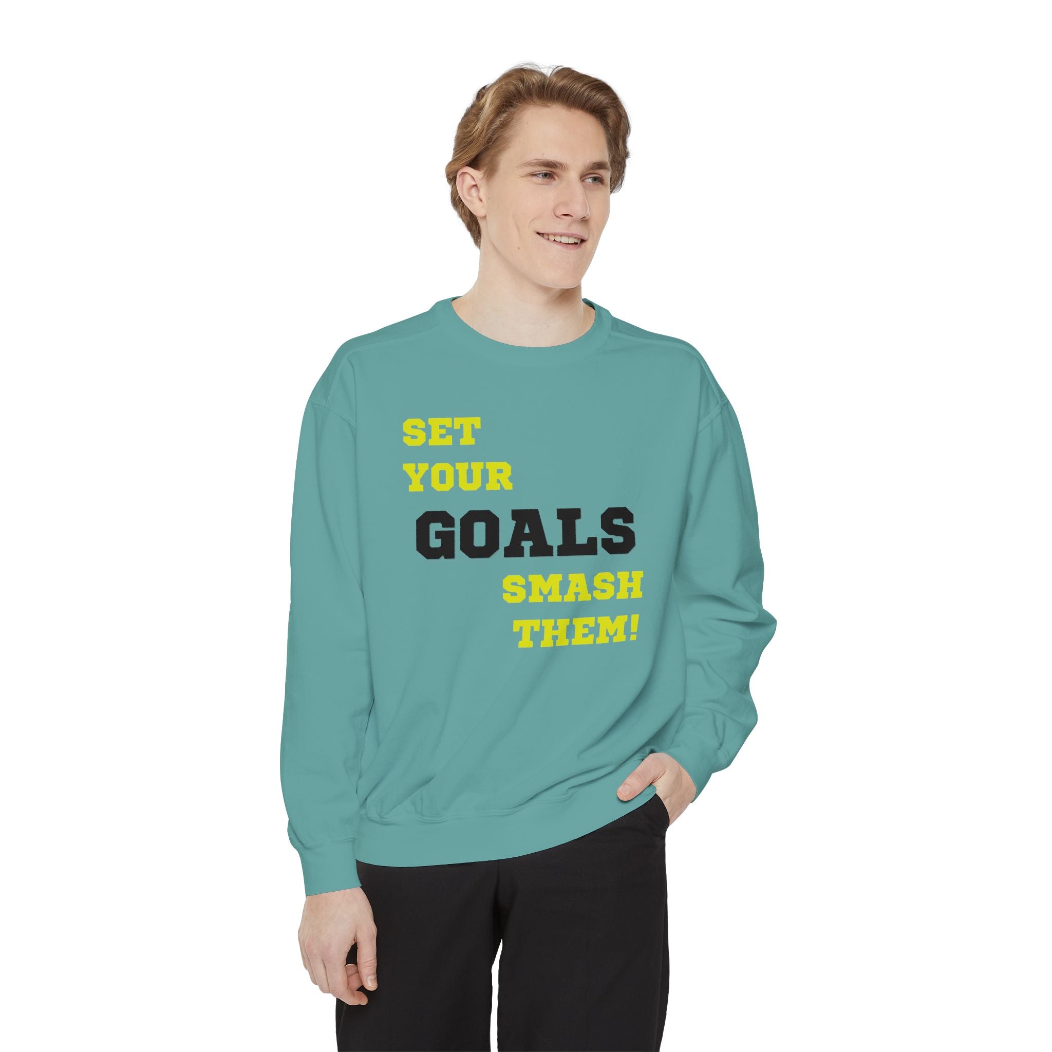 Set Goals | Motivational Crewneck Sweatshirt