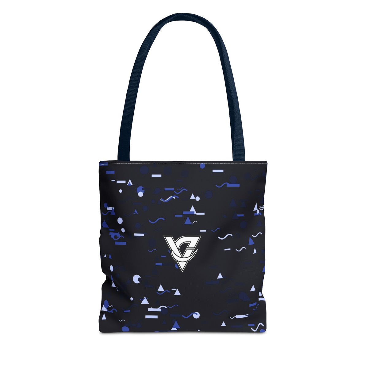 Midnight Confetti Tote Bag — All-Over Print Gym & Everyday Tote