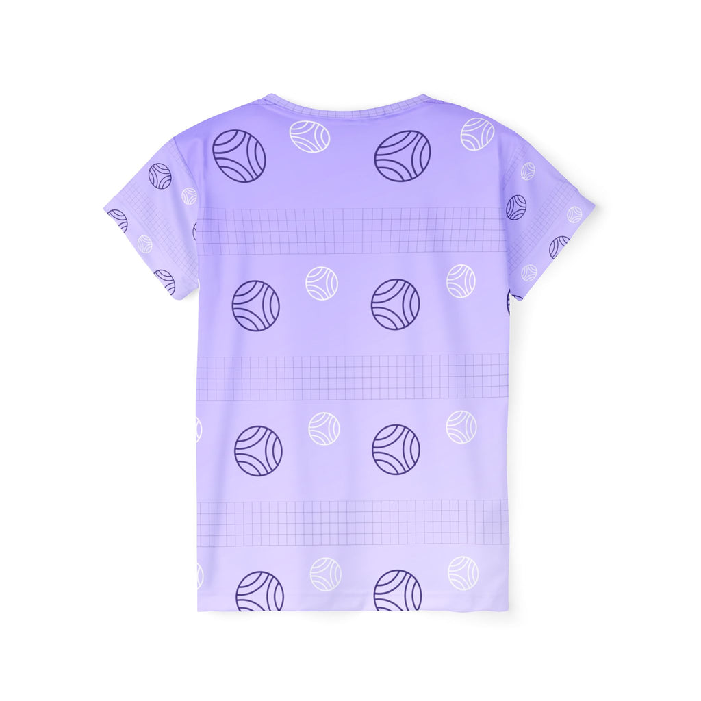 Volleyball Lavender Mist Spike Panel Women's Sports Jersey