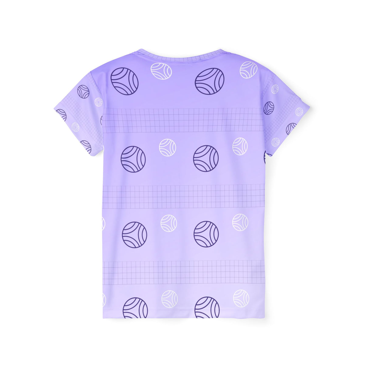 Volleyball Lavender Mist Spike Panel Women's Sports Jersey
