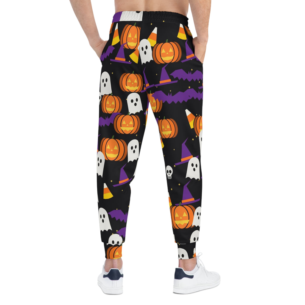 Halloween Midnight Pumpkin Spooky Mix Women's Joggers – All-Over Print Athletic Jogger Pants