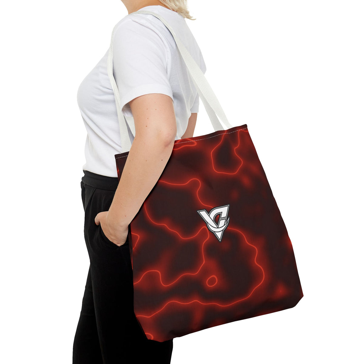Maple Marble Tote Bag — All-Over Print Gym & Everyday Tote
