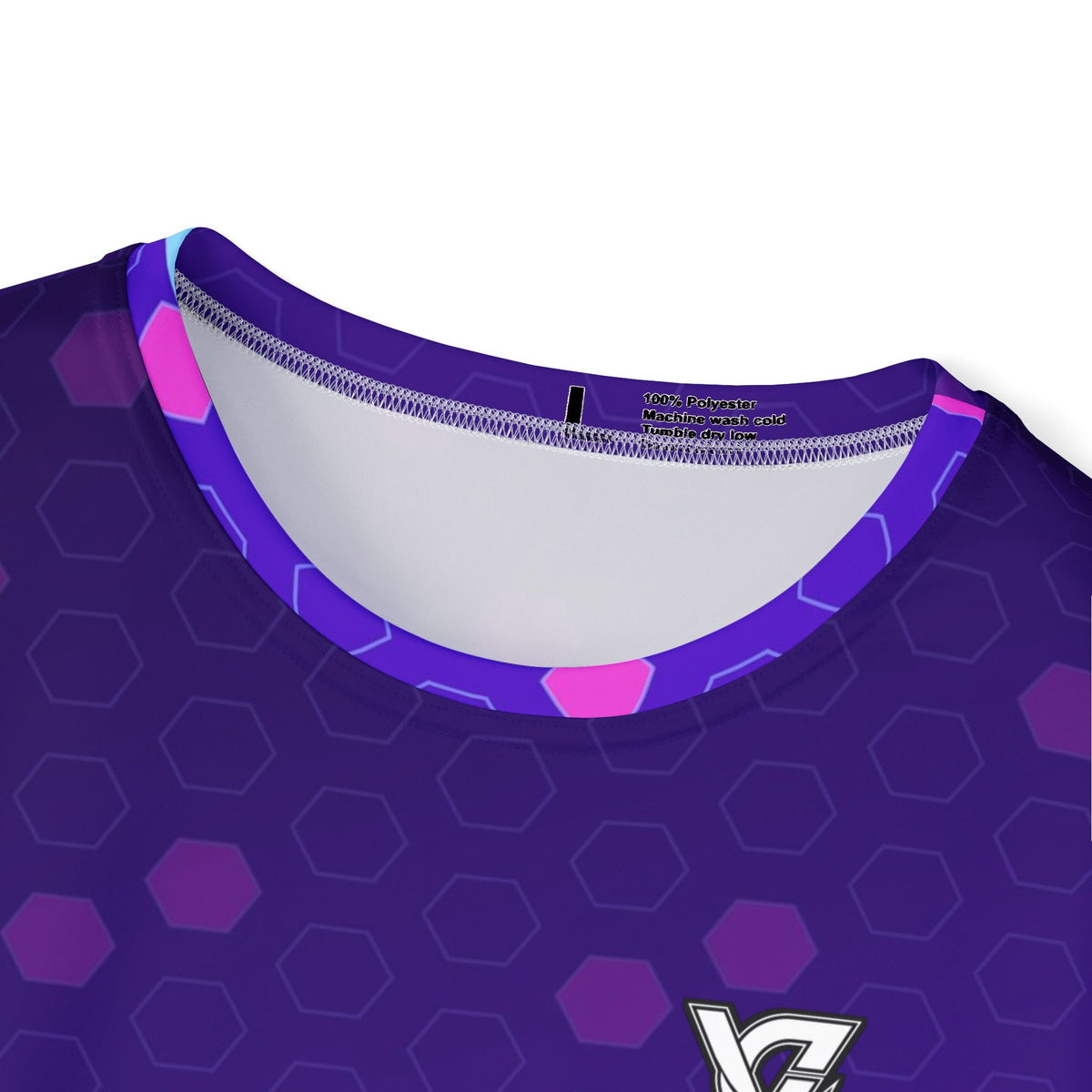 Soccer Ultra Violet Hex Pitch Men's Sports Jersey