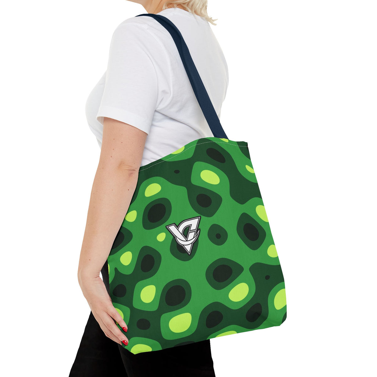 Jungle Ripple Tote Bag — All-Over Print Gym & Everyday Tote