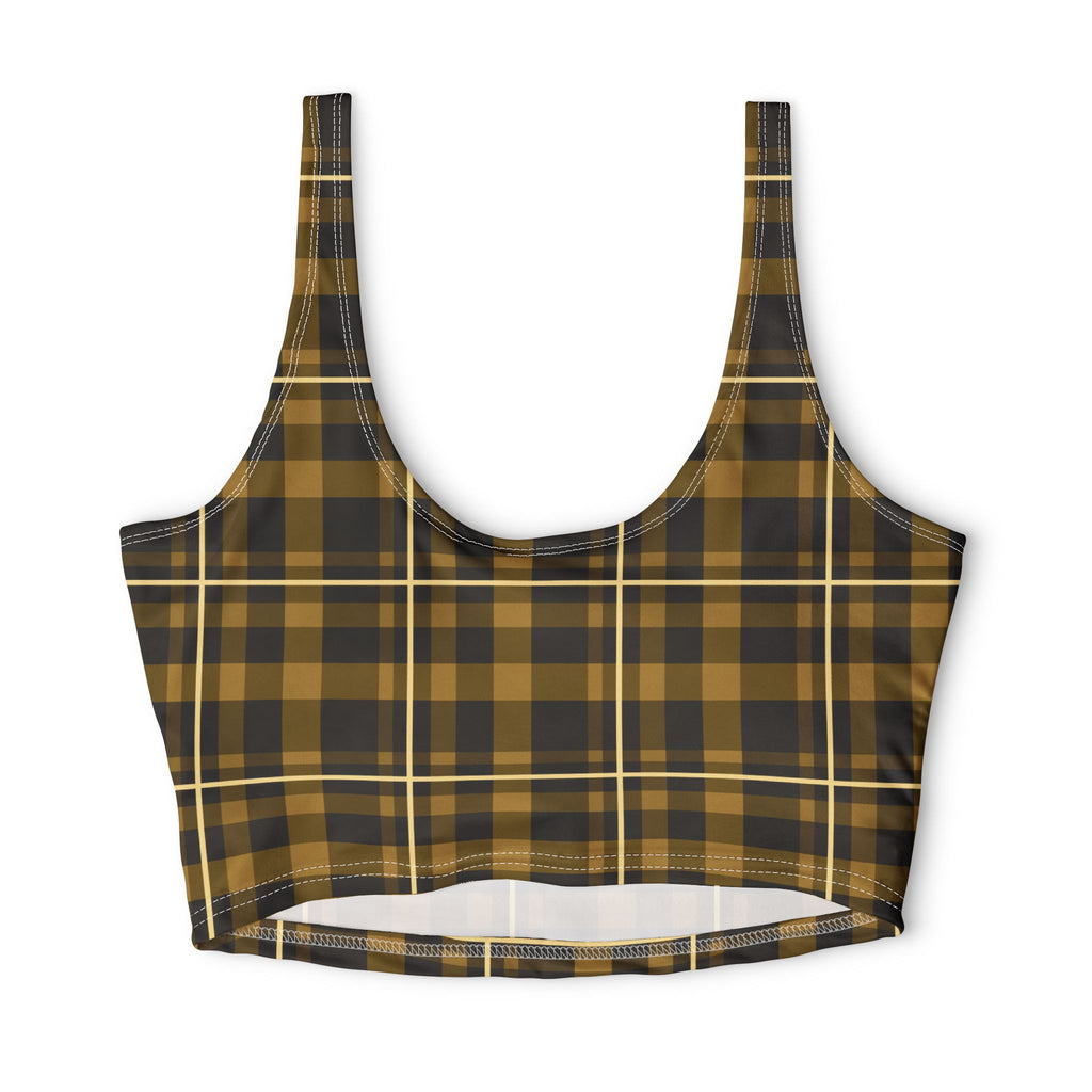 Mustard Flannel Sports Bra