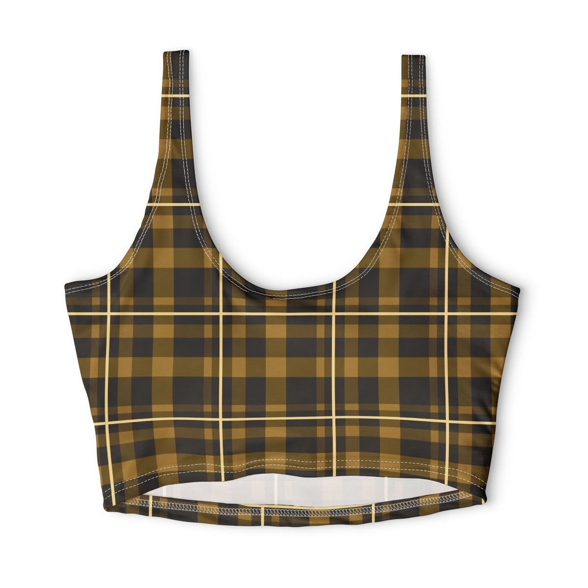 Mustard Flannel Sports Bra