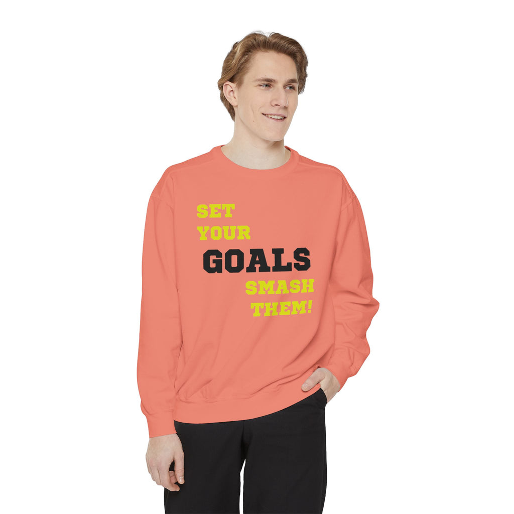 Set Goals | Motivational Crewneck Sweatshirt