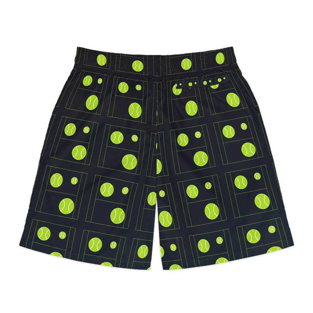Tennis Volt Night Baseline Seam Men's Athletic Shorts with Pockets