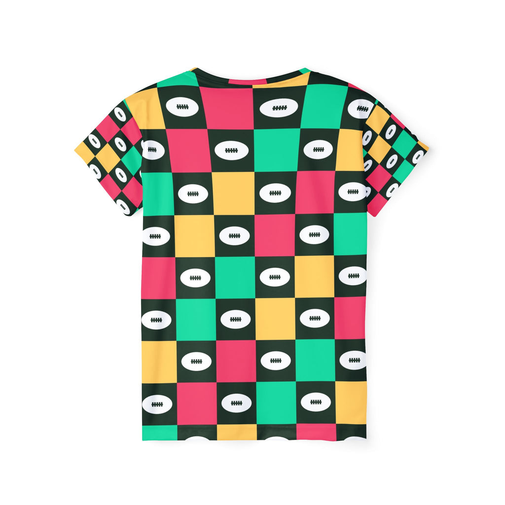 Football Watermelon Checker Drive Women's Sports Jersey