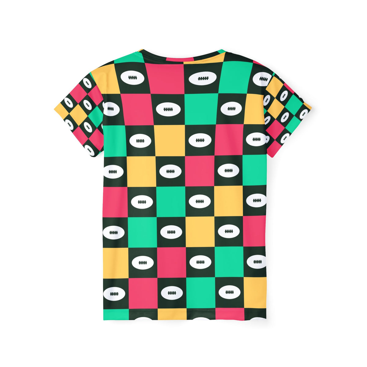 Football Watermelon Checker Drive Women's Sports Jersey