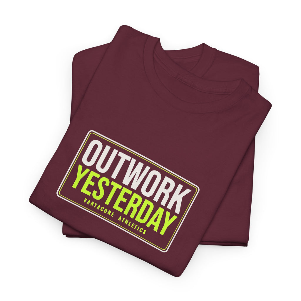 Outwork Yesterday | Men's Graphic Gym T-Shirt