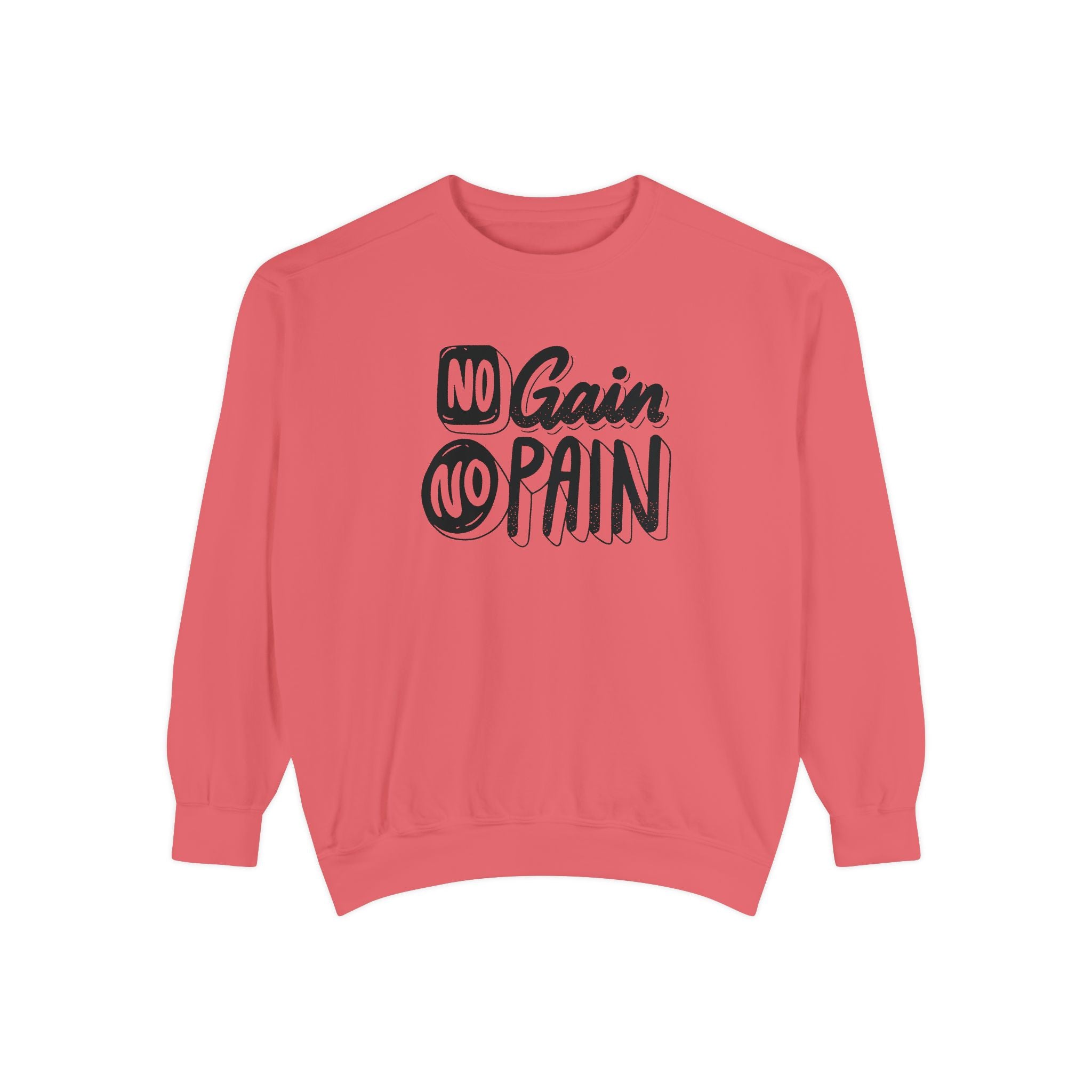 No Gain No Pain Sweatshirt | Motivational Fitness Crewneck