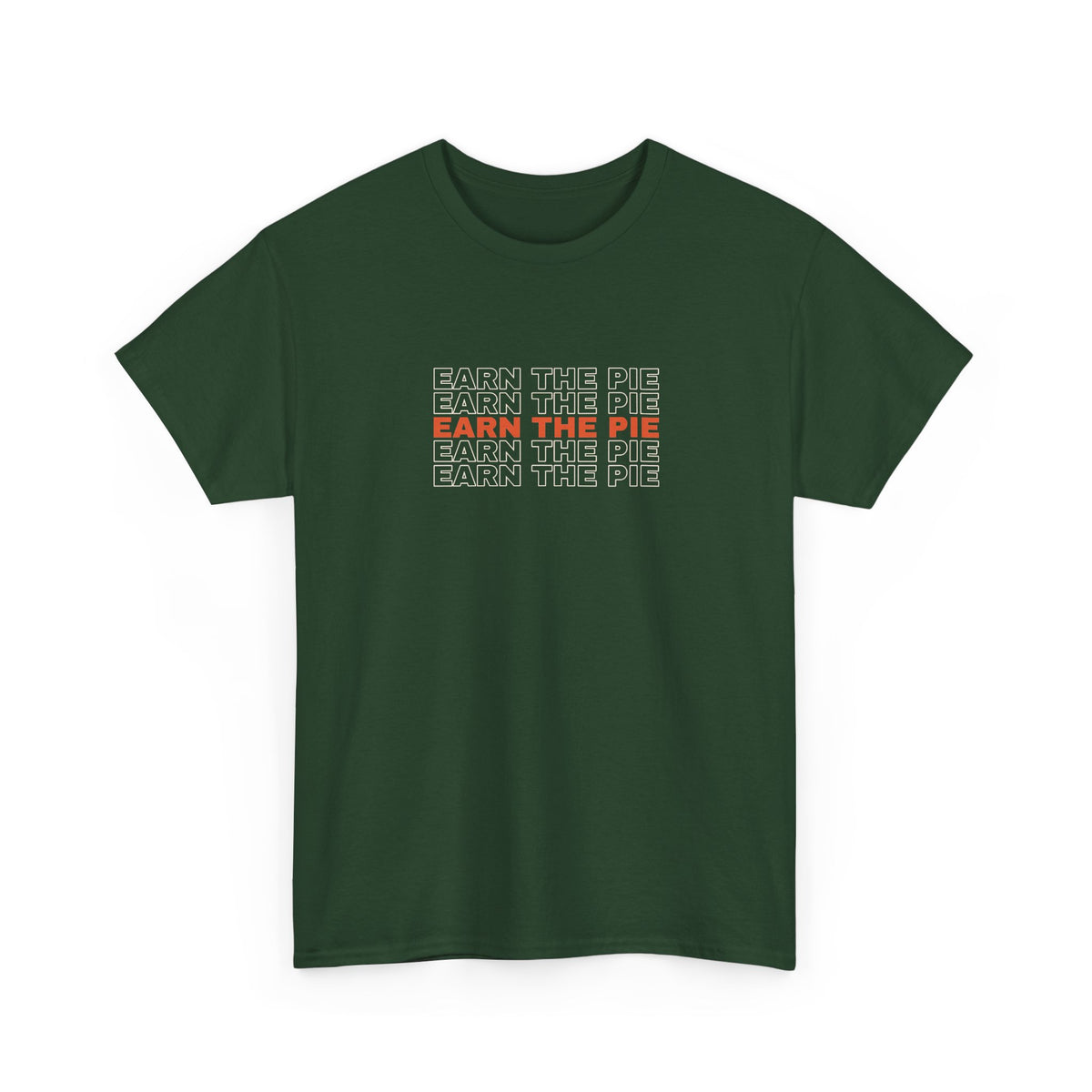 Earn The Pie | Men's Graphic Gym T-Shirt