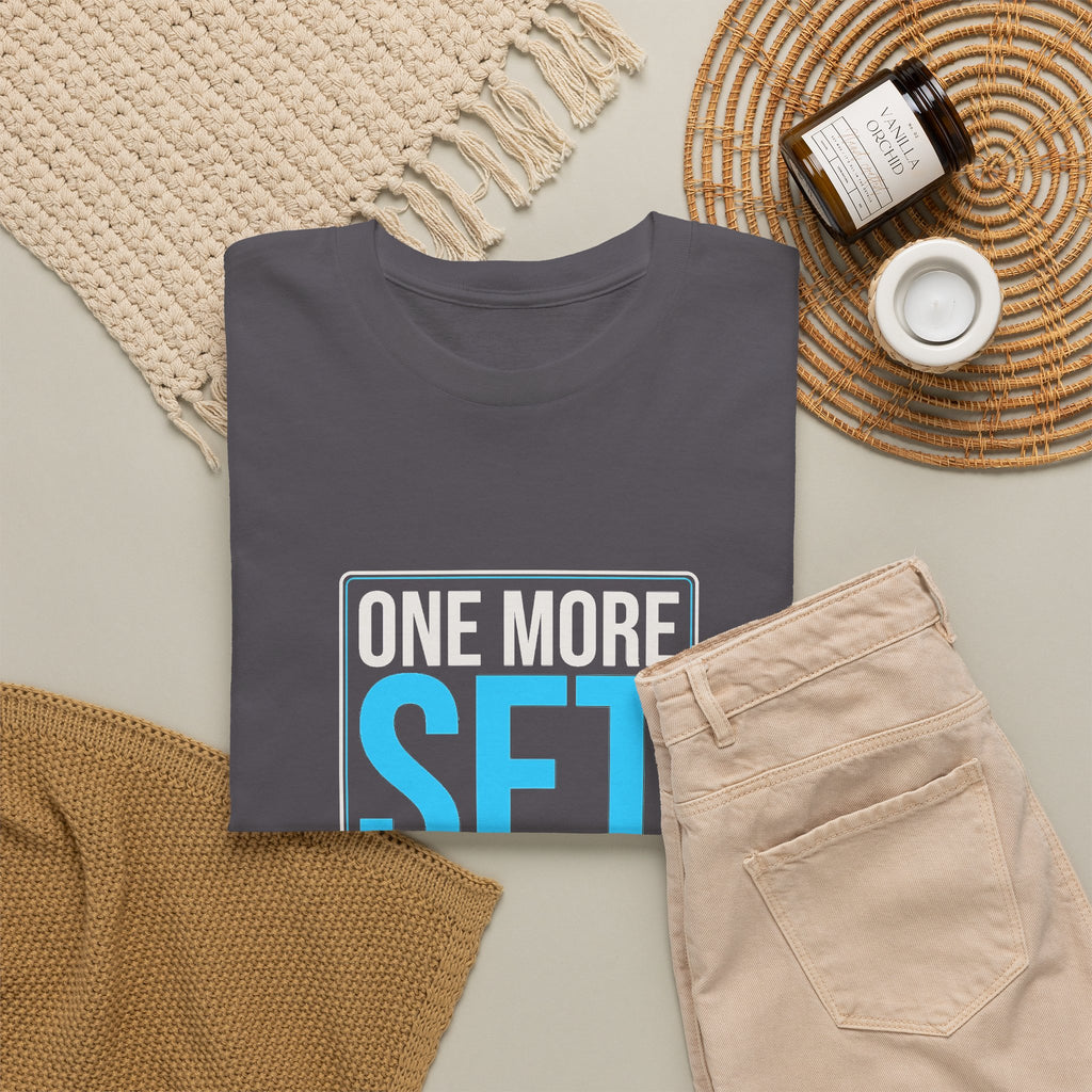 One More Set | Men's Graphic Gym T-Shirt