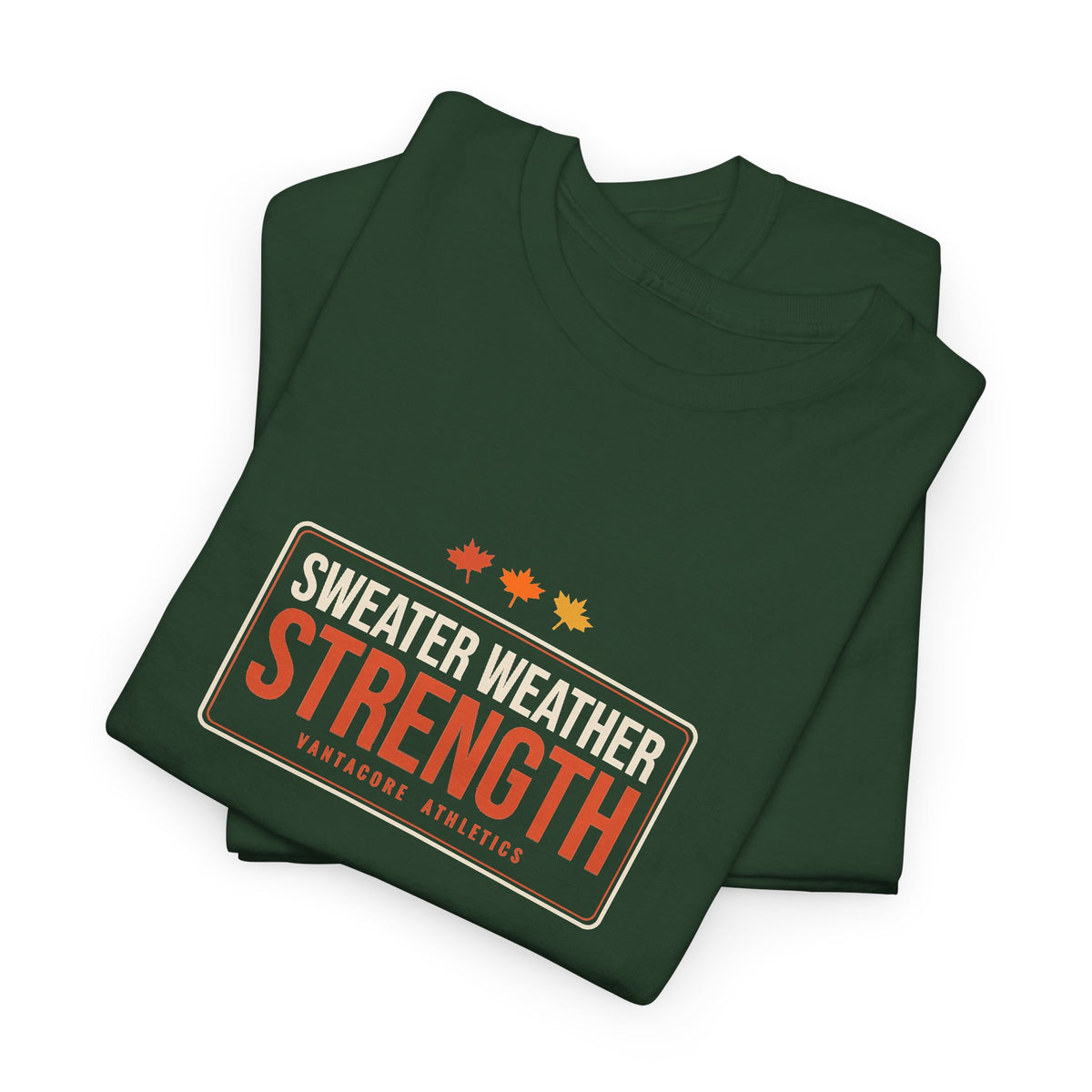 Sweater Weather Strength | Men's Graphic Gym T-Shirt