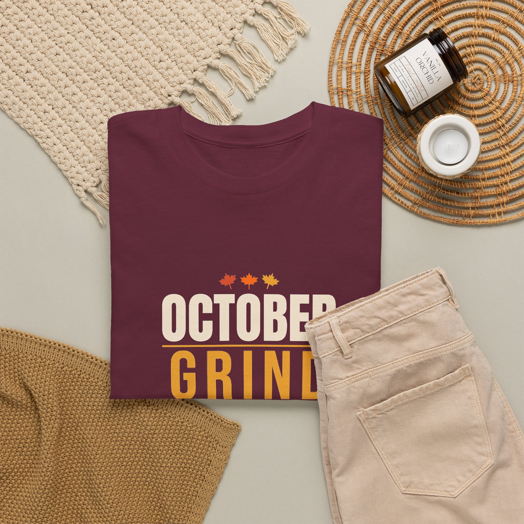 October Grind | Men's Graphic Gym T-Shirt