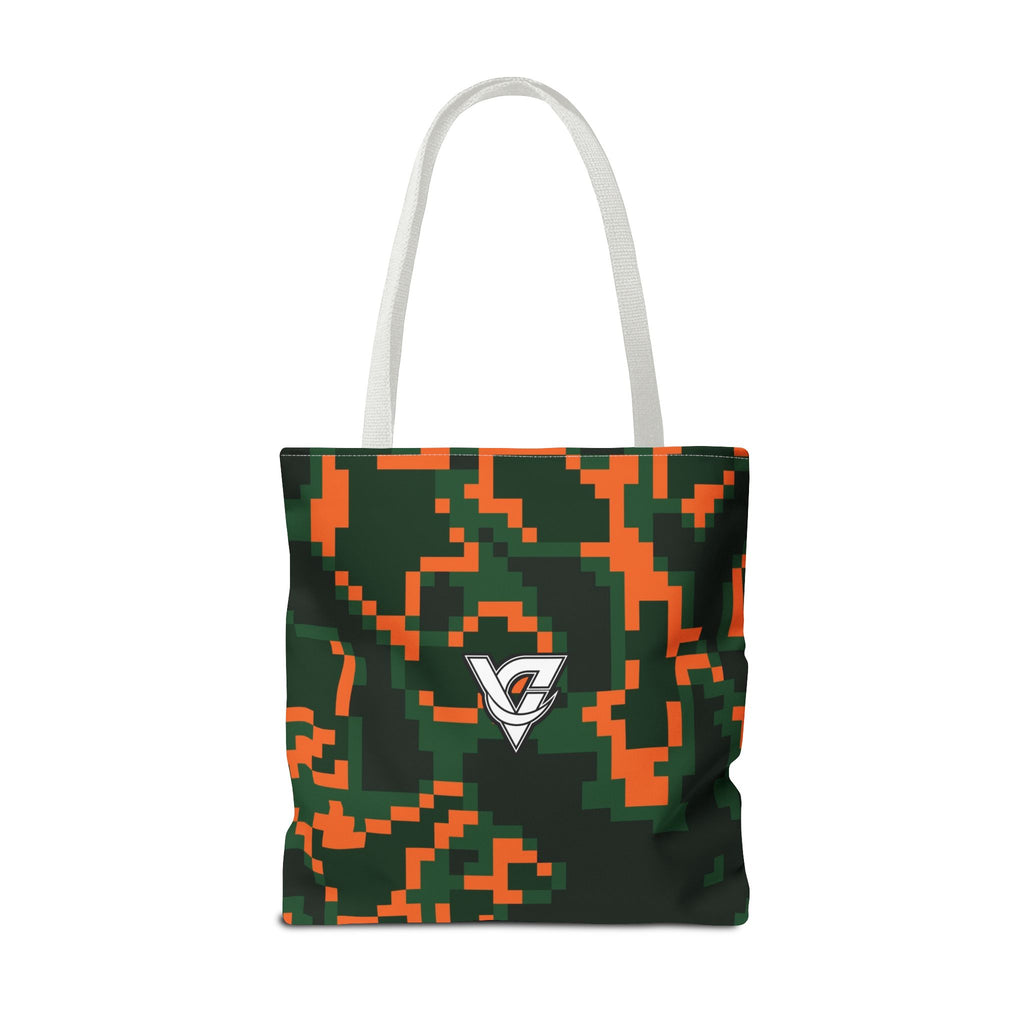 Evergreen Ember Digital Camo Tote Bag — All-Over Print Gym & Everyday Tote