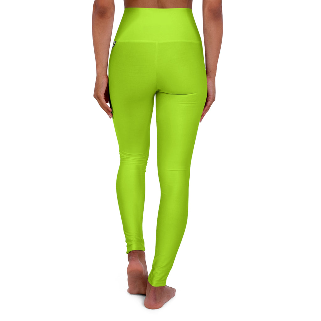 Volt Green Essential High-Waisted Yoga Leggings