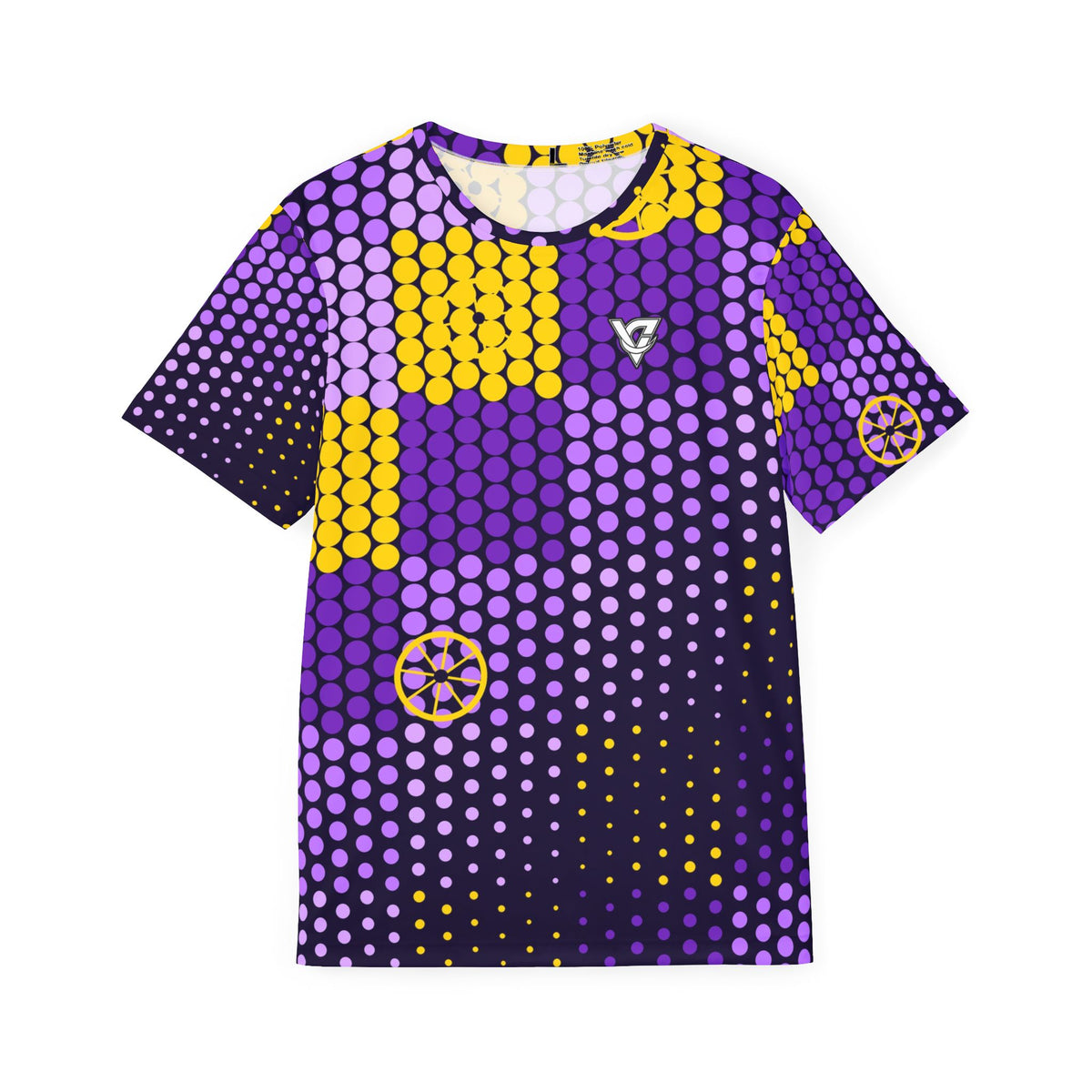 Cycling Ultra Grape Halftone Pulse Men's Sports Jersey