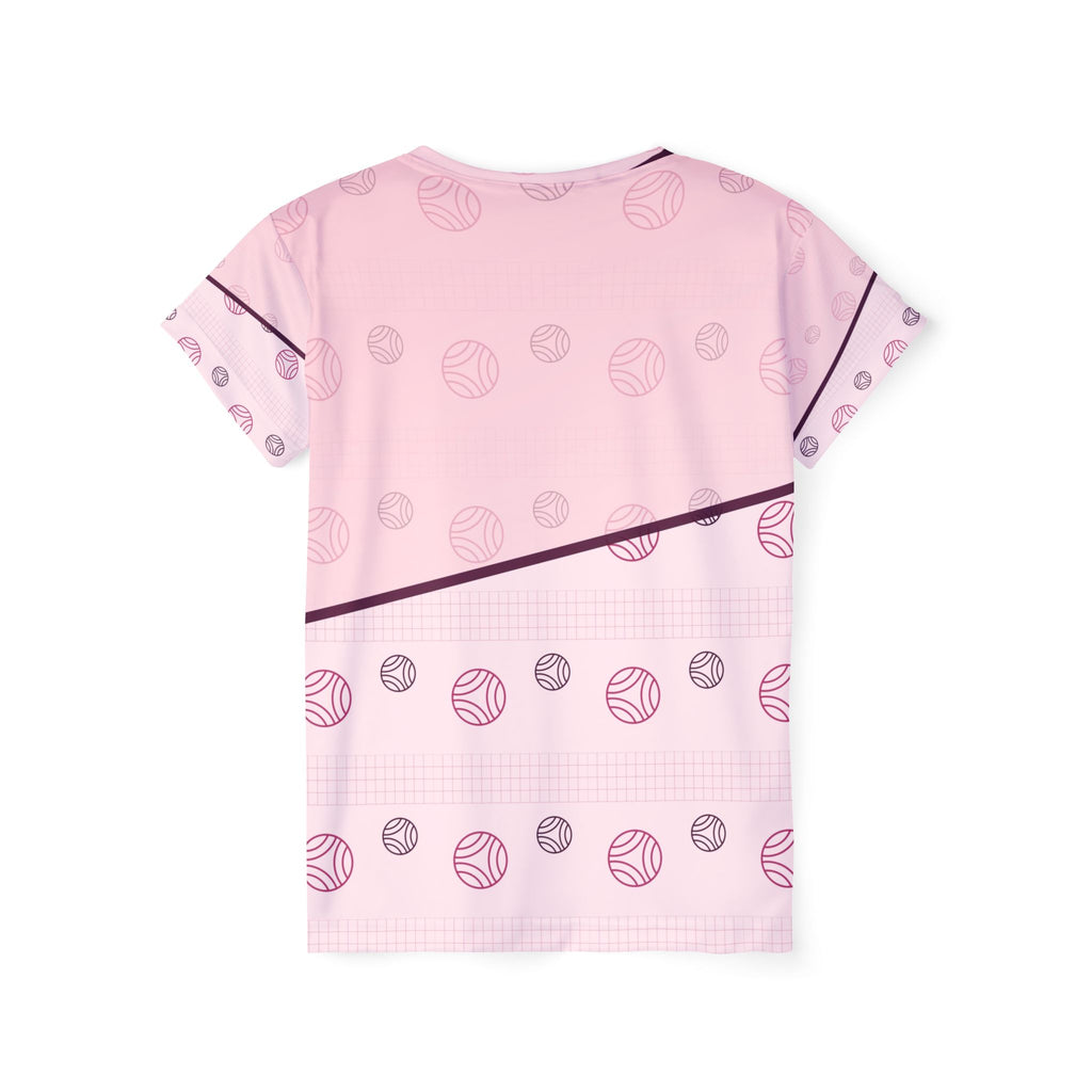 Volleyball Blush Rose Spike Panel Women's Sports Jersey