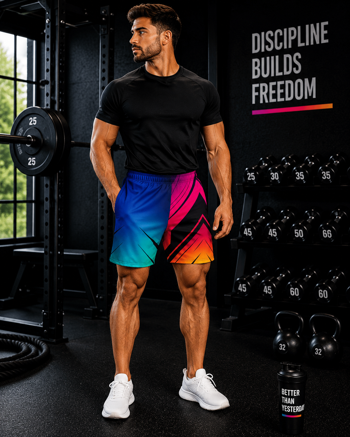 Men's Spectrum Rush Athletic Multipurpose Shorts