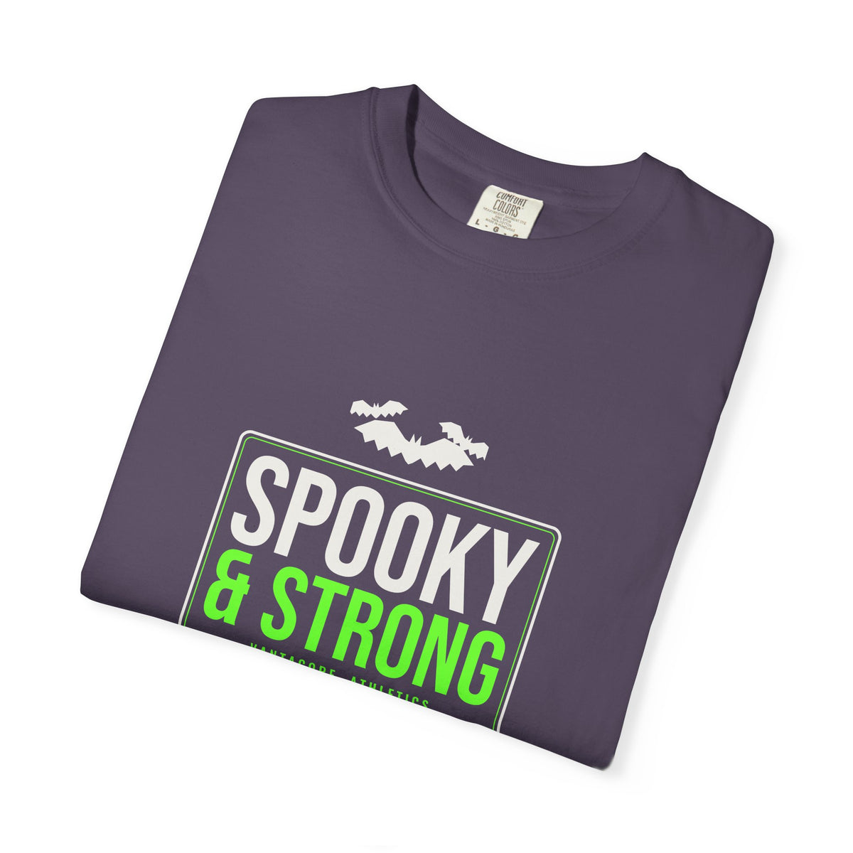 Spooky & Strong | Women's Halloween Garment-Dyed Graphic Tee