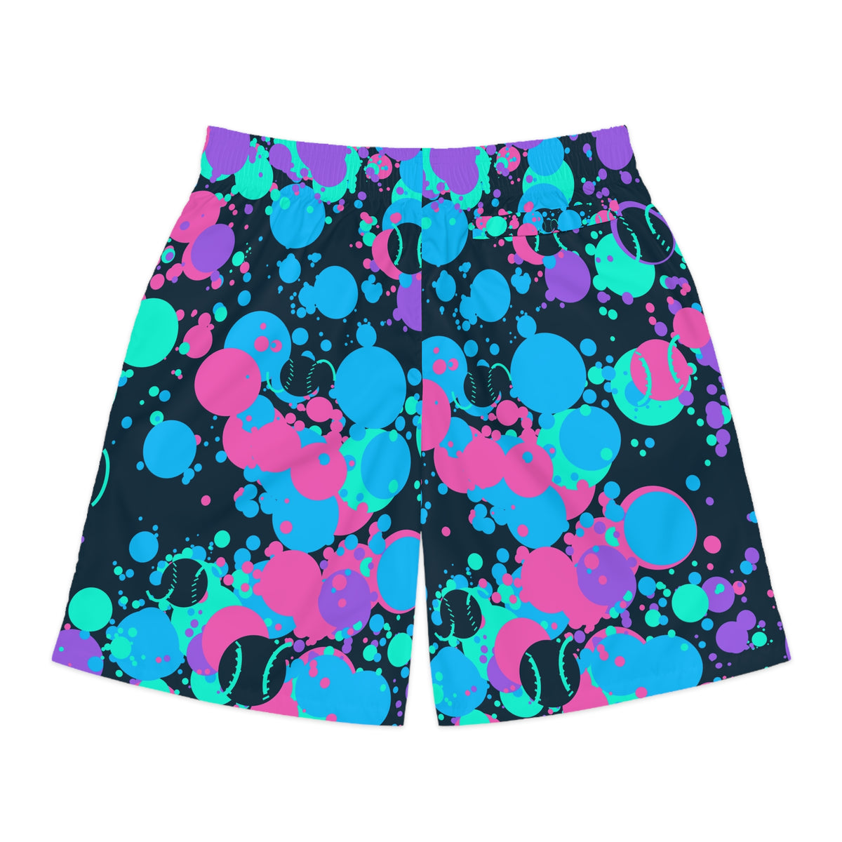 Baseball & Softball Neon Lagoon Splash Zone Men's Athletic Shorts with Pockets
