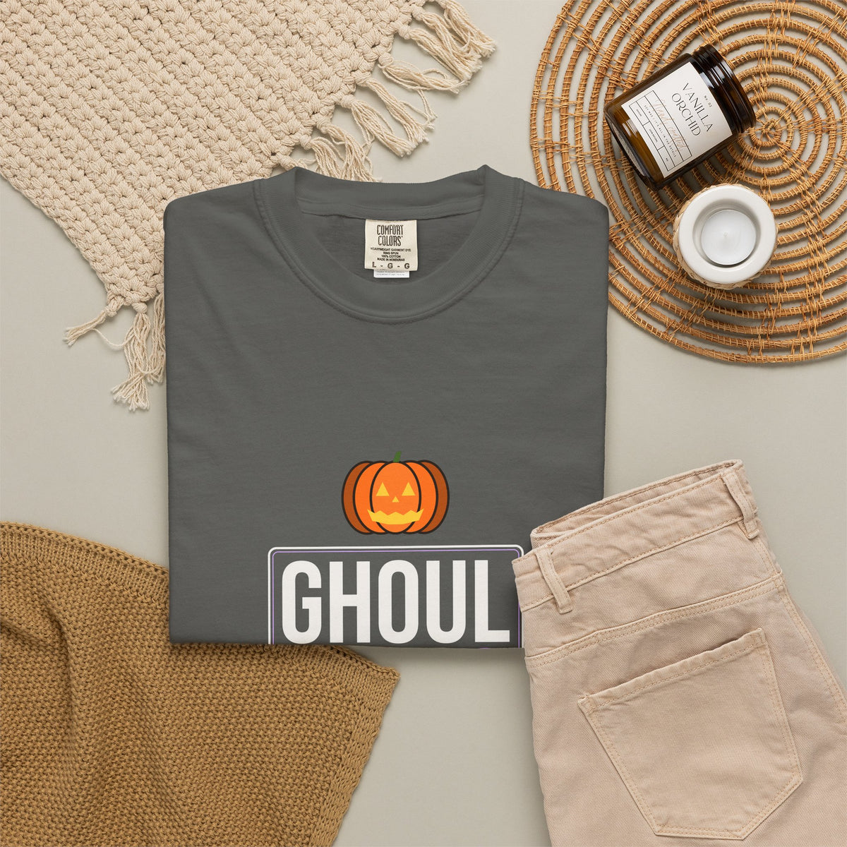 Ghoul Gang | Women's Halloween Garment-Dyed Graphic Tee