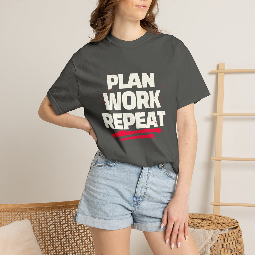Plan Work Repeat | Graphic T-Shirt