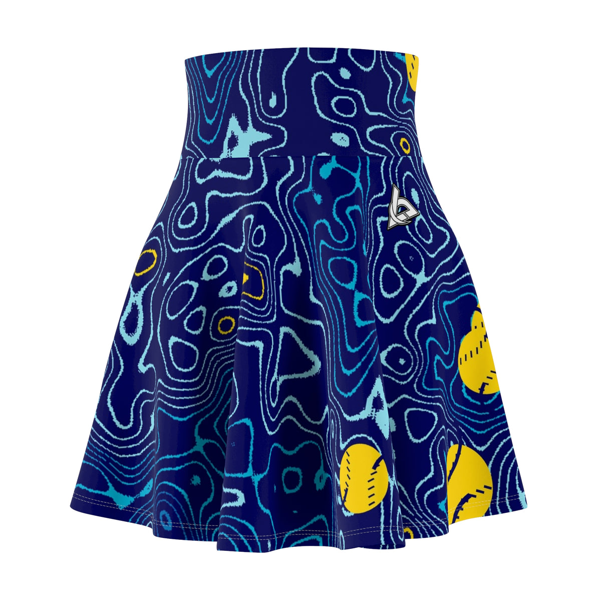 Baseball & Softball Cobalt Spark Topo Trail Women's Athletic Skater Skirt