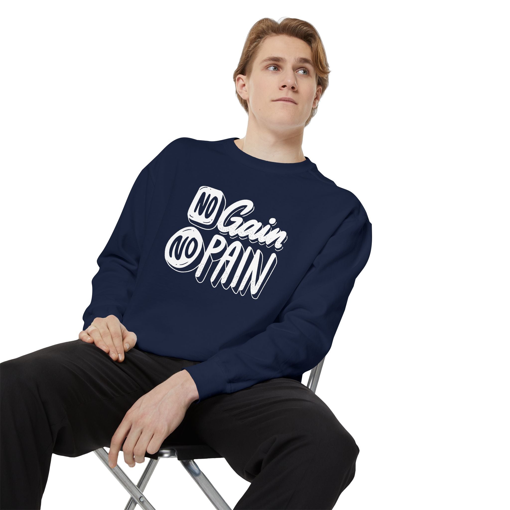Copy of No Gain No Pain Sweatshirt | Motivational Fitness Crewneck
