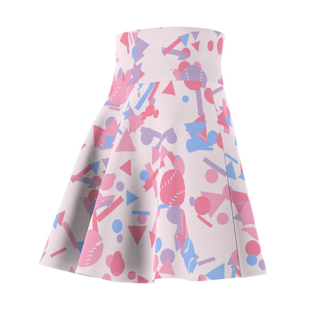 Baseball & Softball Cotton Candy Confetti Pop Women's Athletic Skater Skirt