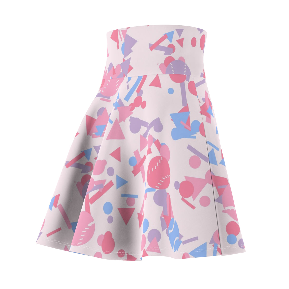 Baseball & Softball Cotton Candy Confetti Pop Women's Athletic Skater Skirt