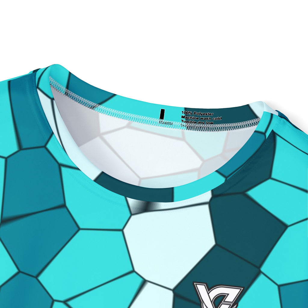 Aqua Mosaic Multipurpose Athletic Shirt