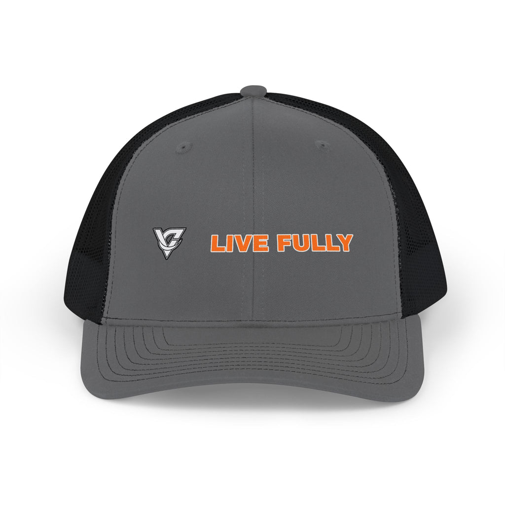 Live Fully Trucker Cap — Vantacore Snapback Hat
