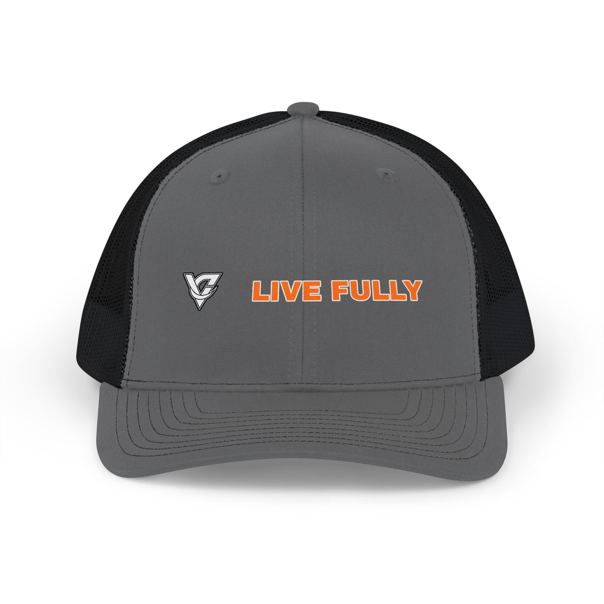 Live Fully Trucker Cap — Vantacore Snapback Hat