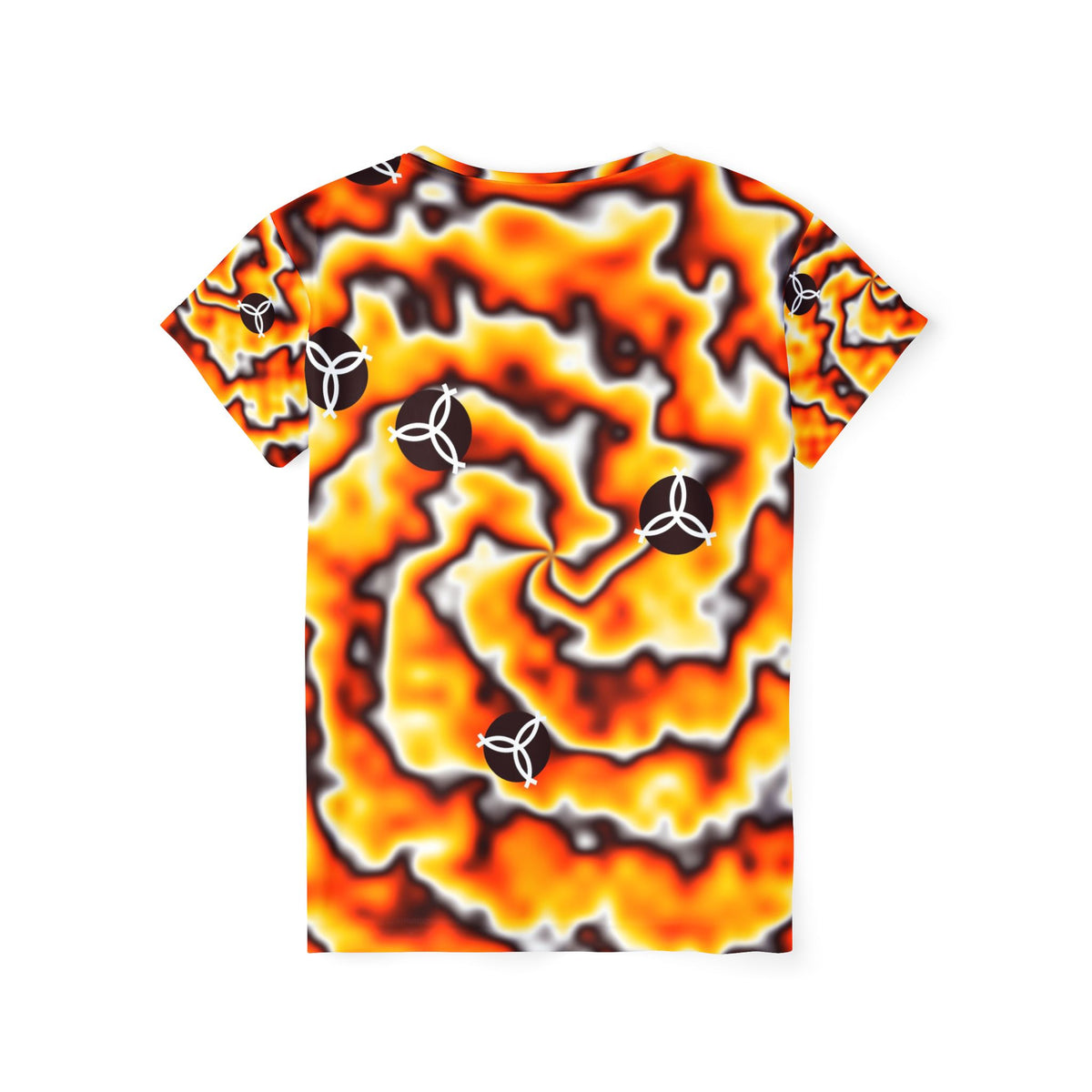 Volleyball Solar Flare Tie-Dye Spin Women's Sports Jersey