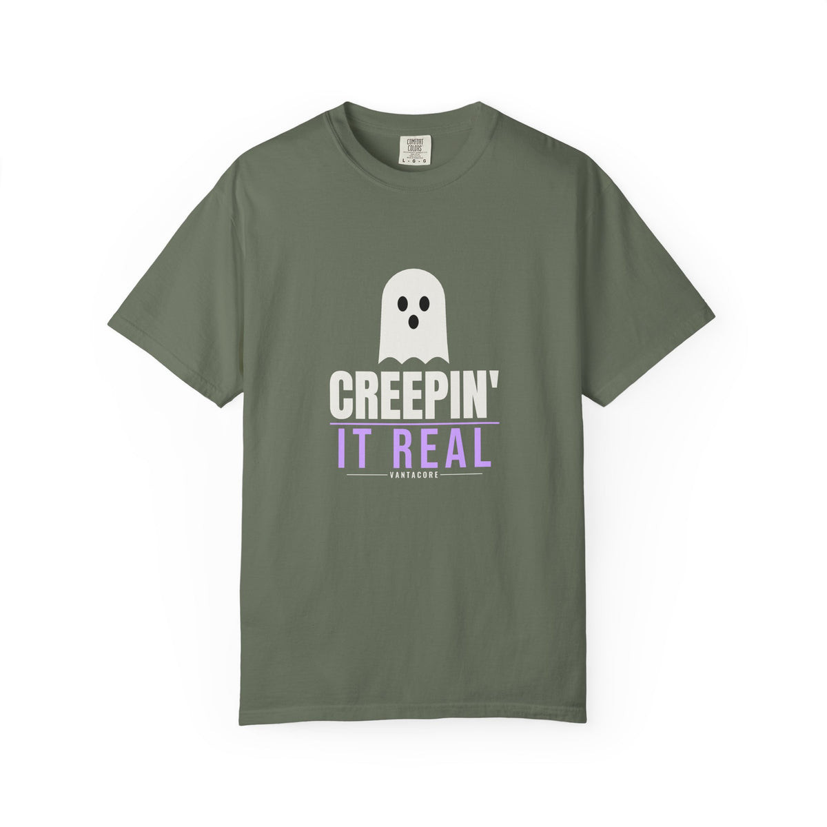 Creepin' It Real | Women's Halloween Garment-Dyed Graphic Tee