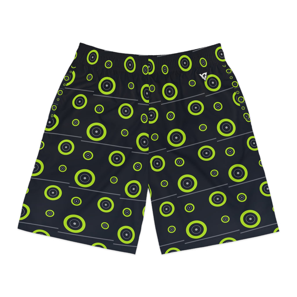 Training & Gym Volt Night Iron Plate Men's Athletic Shorts with Pockets